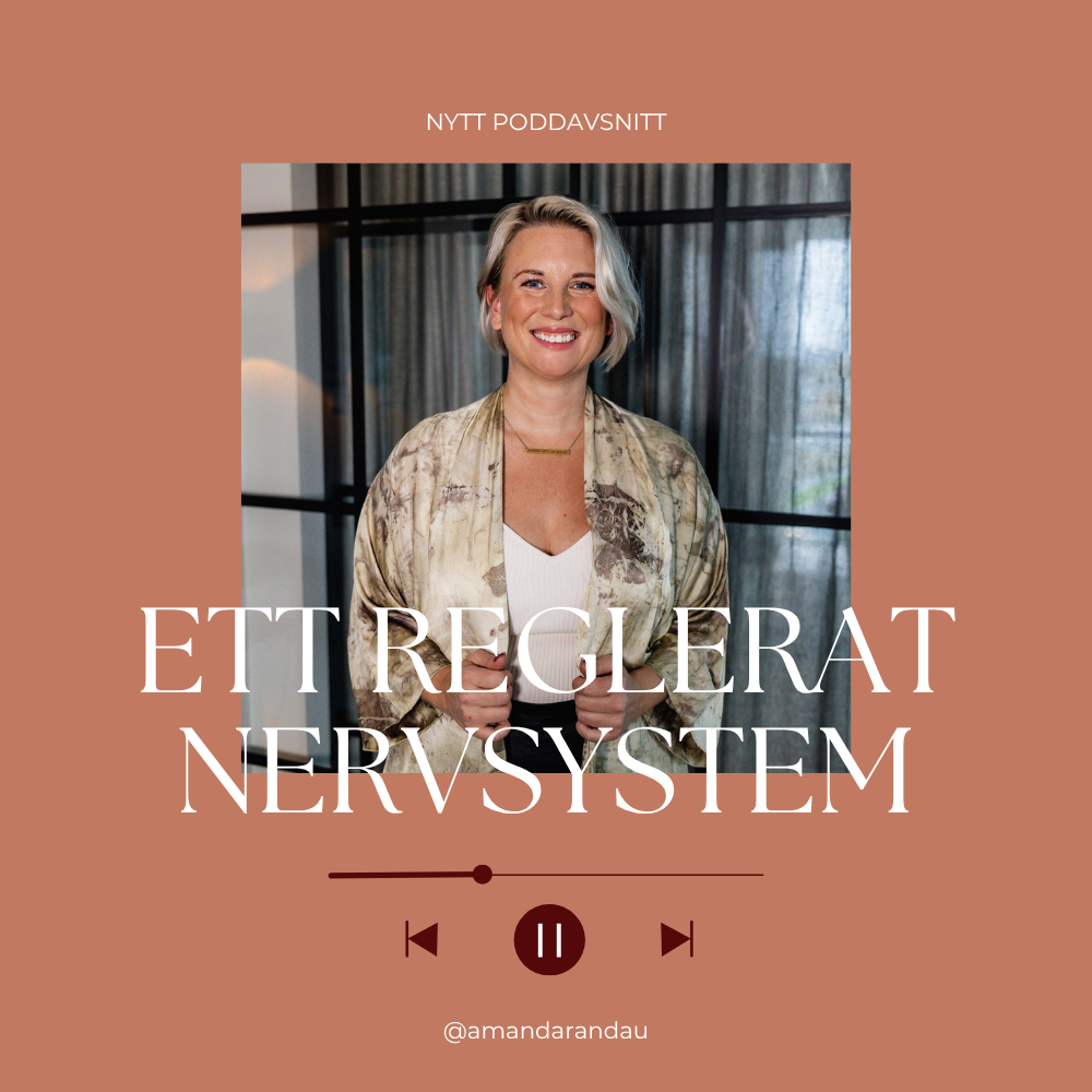 Omslag till SOMA-podden: Nytt poddavsnitt – Ett reglerat nervsystem, med Amanda Randau